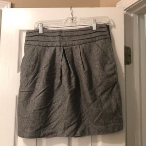Grey wool skirt, Sz L (4), FOREVER 21